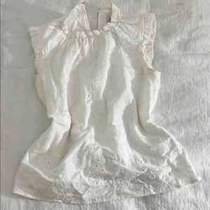 Elegant White Lace Women's Top